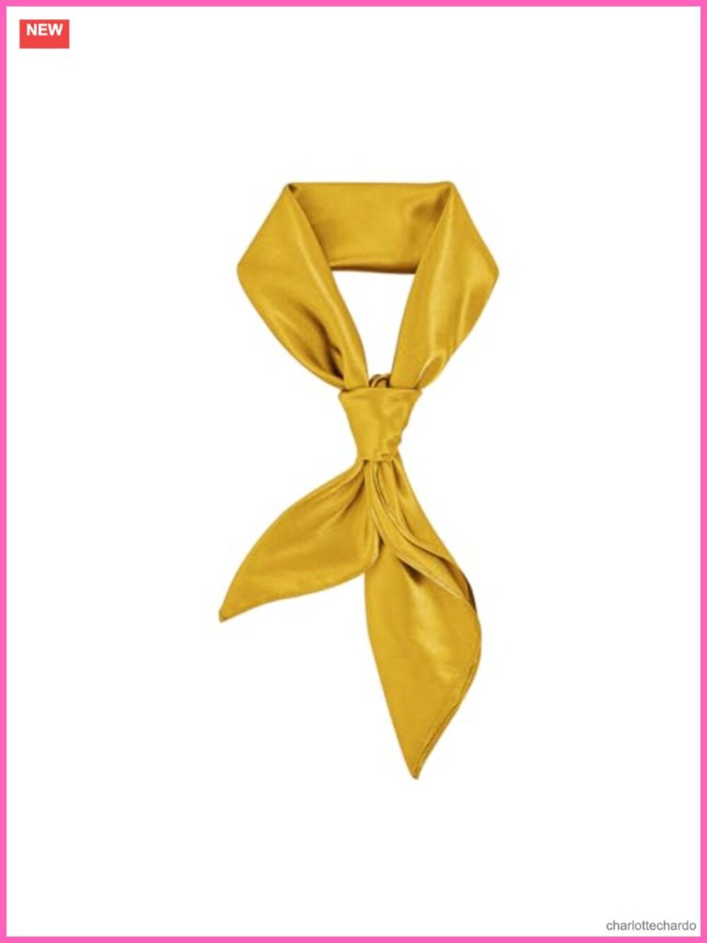 23.5" Satin Square Scarf Lightweight Polyester Neckerchief Hair Bandana